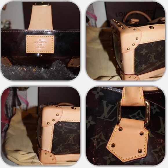 LOUIS VUITTON GM LIMITED EDITION AMBER CABAS NEO VINYL CRUISE HANDBAG! - Picture 4 of 17